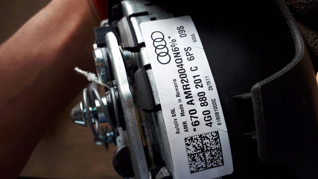 фото №13, A6 c7 4g a7 подушка подушка безпеки керма 4g0880201c