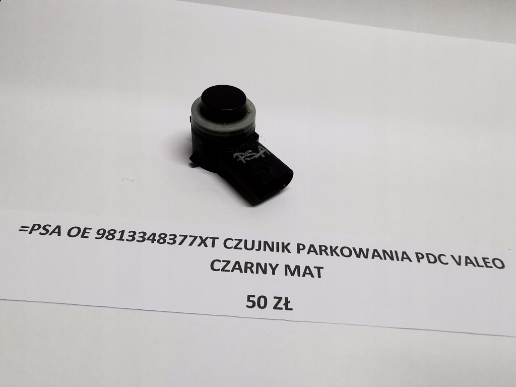 Psa оригінальний номер 9813348377xt датчик паркування pdc valeo чорний mat Недорого