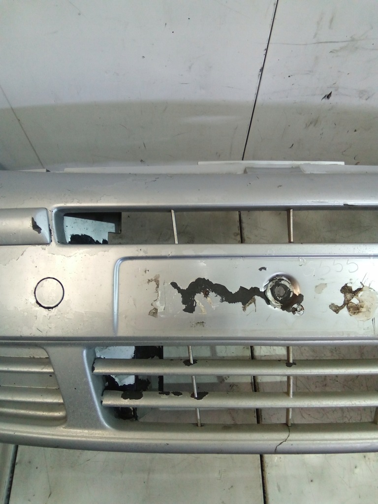 фото №5, G555 бампер перед trafic 2 серебристый