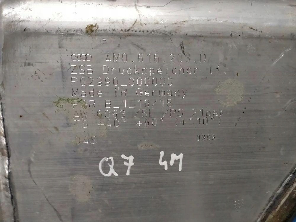 фото №8, Audi q7 4m бак повітря рівень лівий 4m0616203d правий 4m0616204d