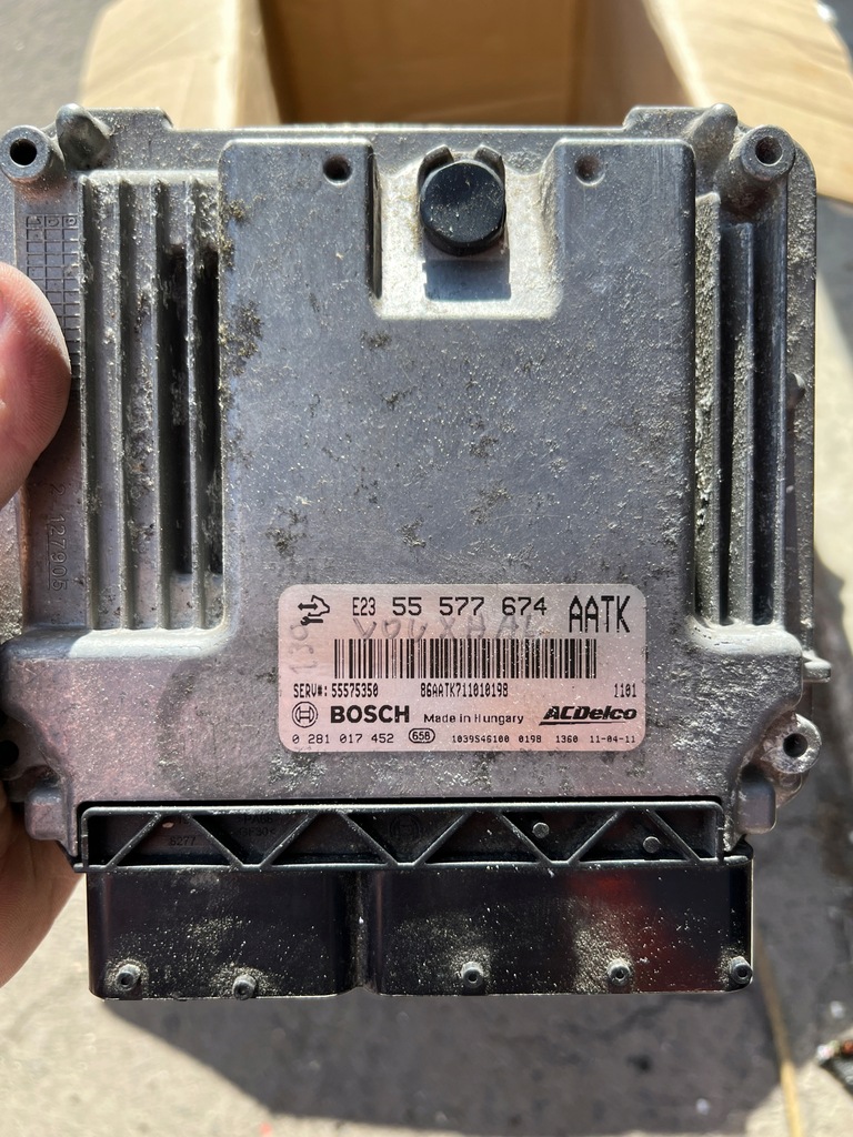 фото №1, Бортовой компьютер блок управления opel оригинальный номер 0281017452