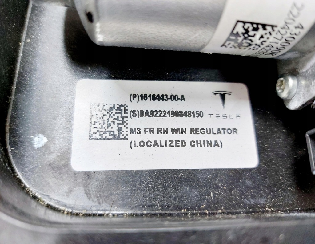 Tesla 3 tesla iii 22r. механизм подъемник стекло правый перед 1616443-00-a Киев