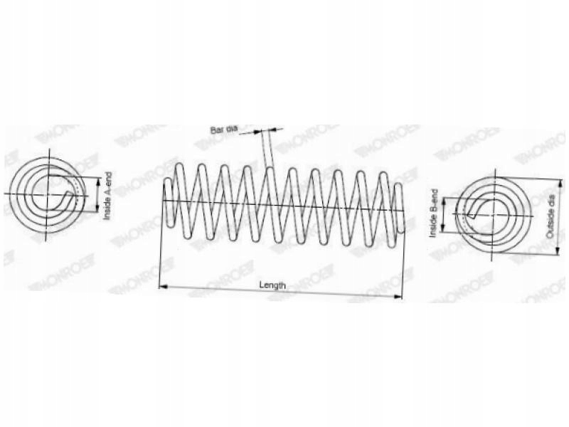 фото №2, Пружины перед monroe sp0313