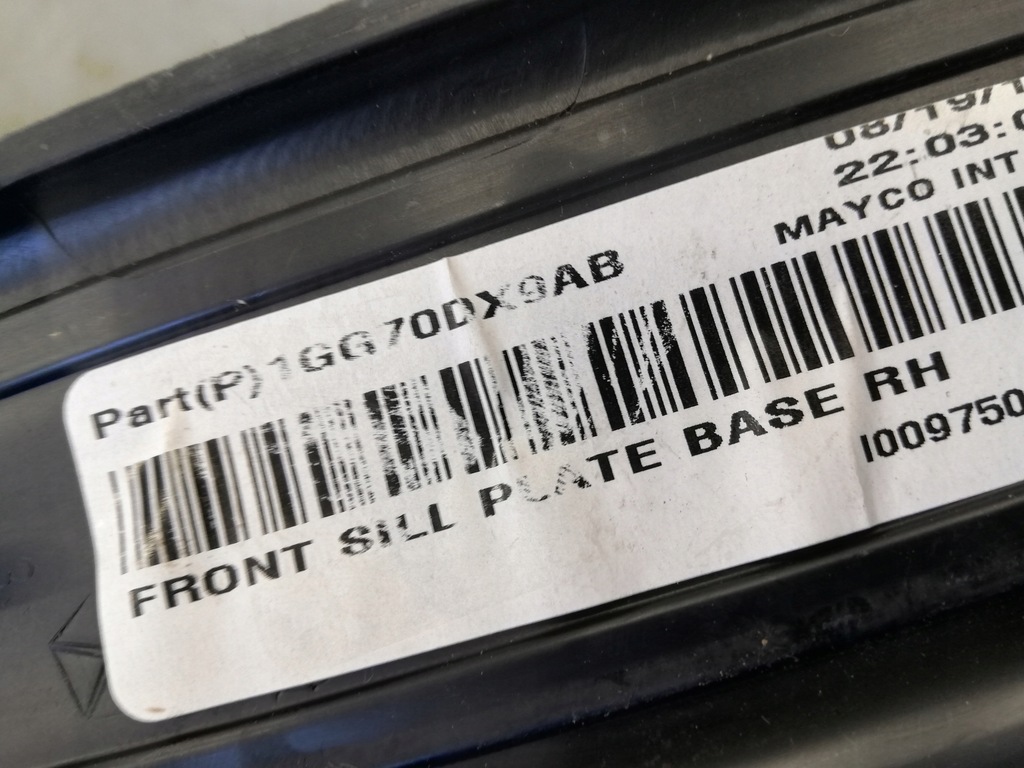 фото №5, Jeep grand cherokee iv wk2 молдинг поріг поріг 11r - частина оригінальна