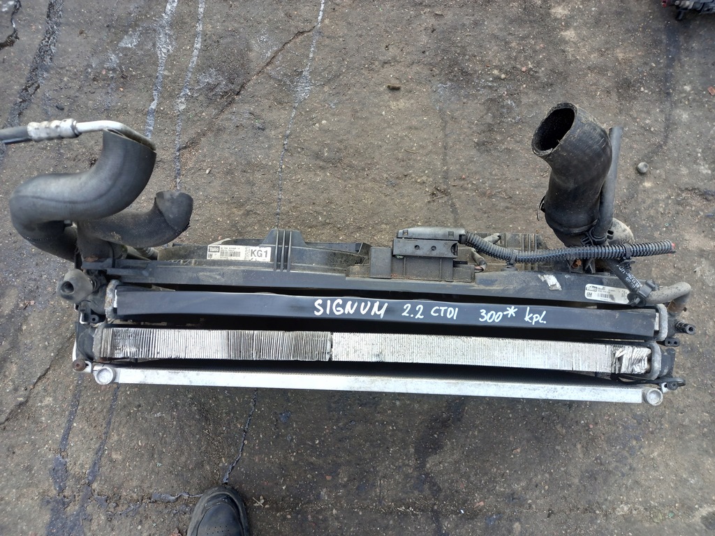 фото №4, Комплект радиатор вентиляторы opel signum 2.2 ctdi