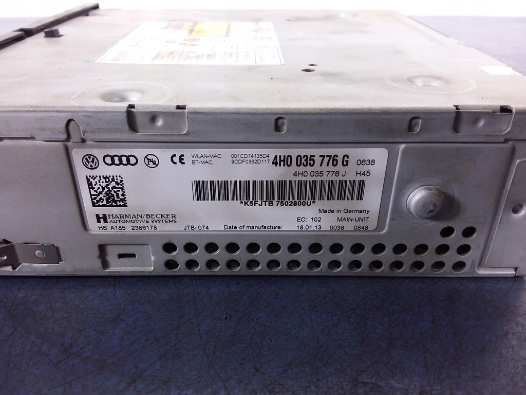 фото №4, Audi a8 d4 мультимедиа задняя 4h0035776g