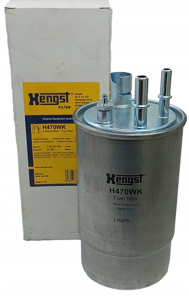 Купить Фильтр топливной  hengst opel meriva a 1.3 cdti 2003 - 2010