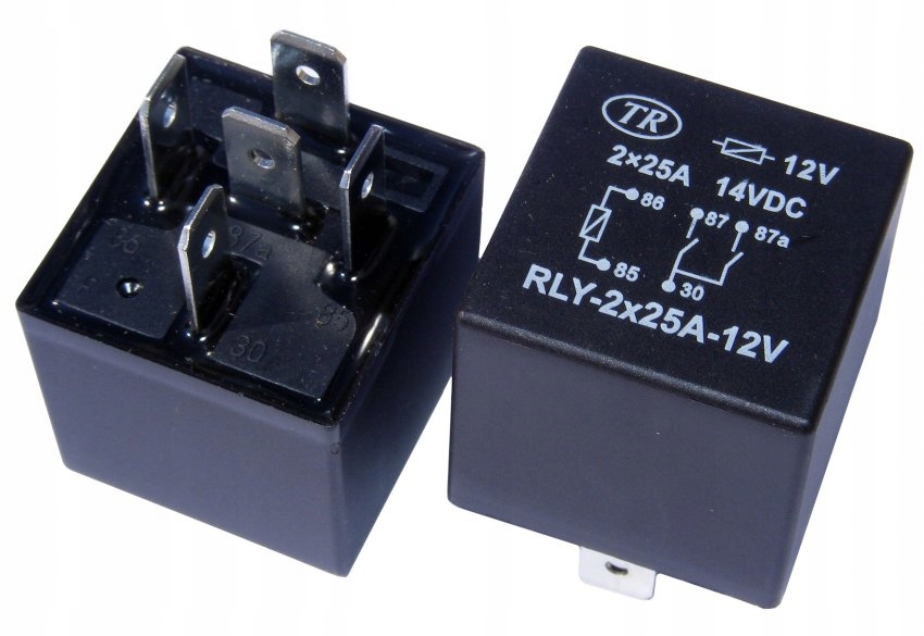 фото №1, Реле автомобильный 12v 2x25a