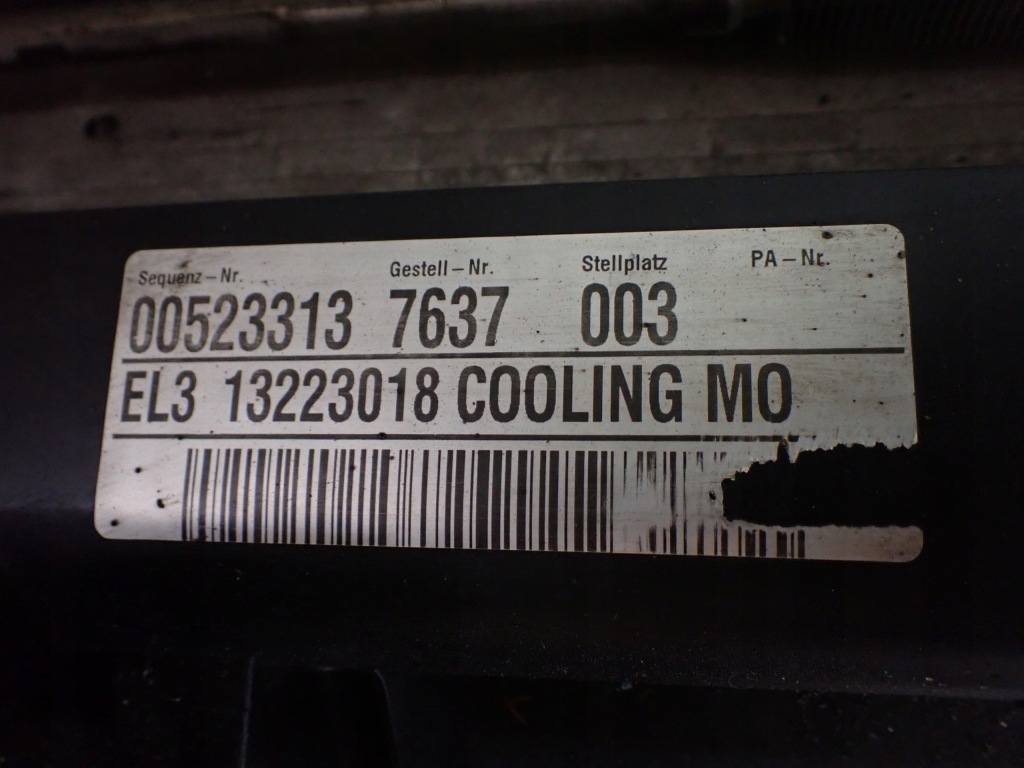 Радиатор вентилятор ремень перед opel insignia a 10r 2.0 универсал 13223018 11088 с Разборки