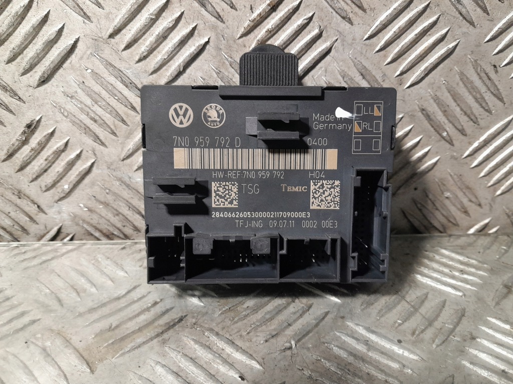 фото №1, Seat alhambra 7n модуль двері правих 7n0959792d