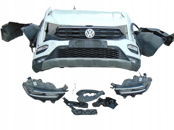 фото №1, Kompletny перед pdc капот бампер vw t-roc 1.0tsi