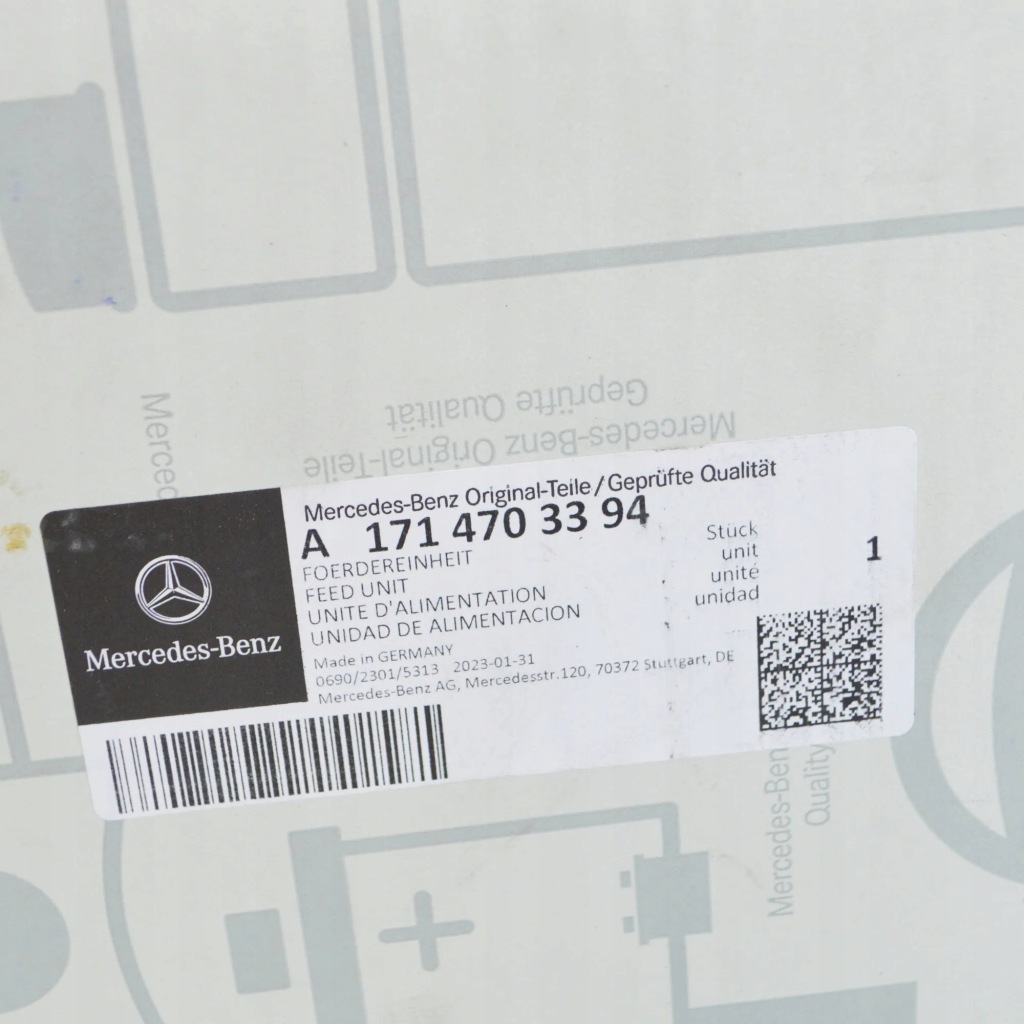 Mercedes-benz slk r171 модуль dostarczania пального a1714703394 оригінальний Зі Шроту