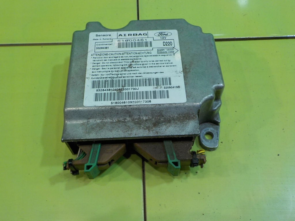 фото №1, Ford ka mk2 ii 1.2 b 09r 3d модуль датчик подушка безопасности 51800461