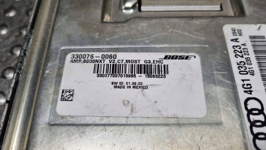Блок керування підсилювач аудіо bose 4g1035223a audi a6 c7 a7 4g a8 d4 Недорого