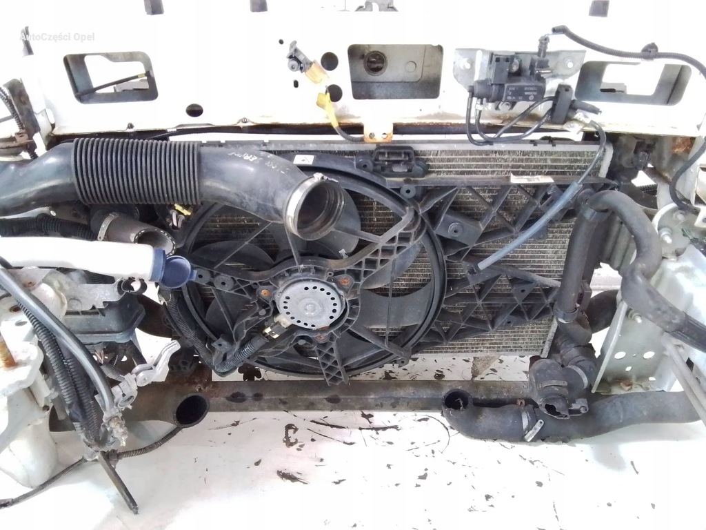 фото №7, Opel combo d 1.3 kompletny pas передній радіатор бачки
