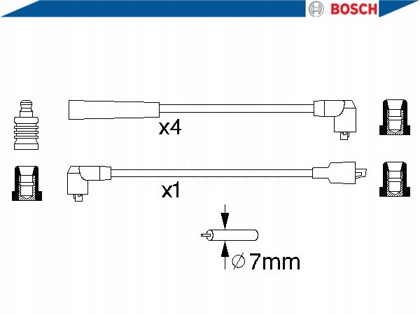 фото №3, Провода зажигания seat bosch