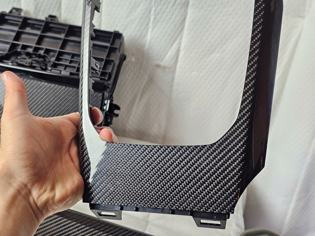 фото №11, Молдинг dekor консоли карбон bmw 3 g20 g80 g82 m3 m4 бардачок решётка обдув