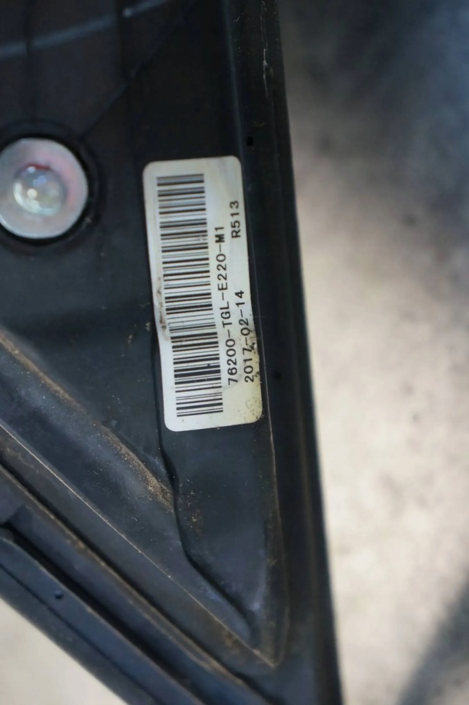 фото №6, Зеркало правое складной 8 pin honda civic x r513-a r513a