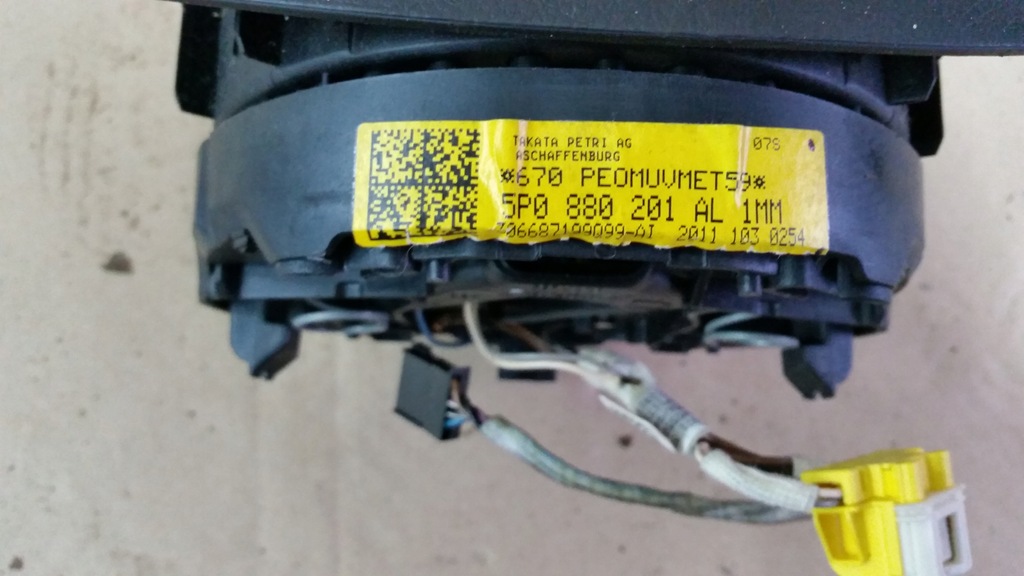 фото №8, Seat altea lift 09-14r leon ii подушка подушка безпеки водія 5p0880201al