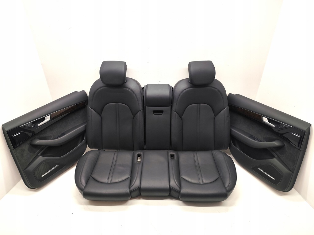 фото №13, Audi a8 d4 сиденья заднее сиденье обшивки туннель кожа комплект