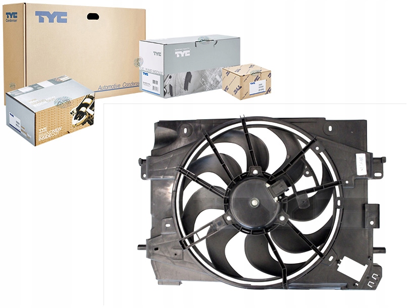 фото №1, Tyc 828-0017 вентилятор, охлаждение двигателя