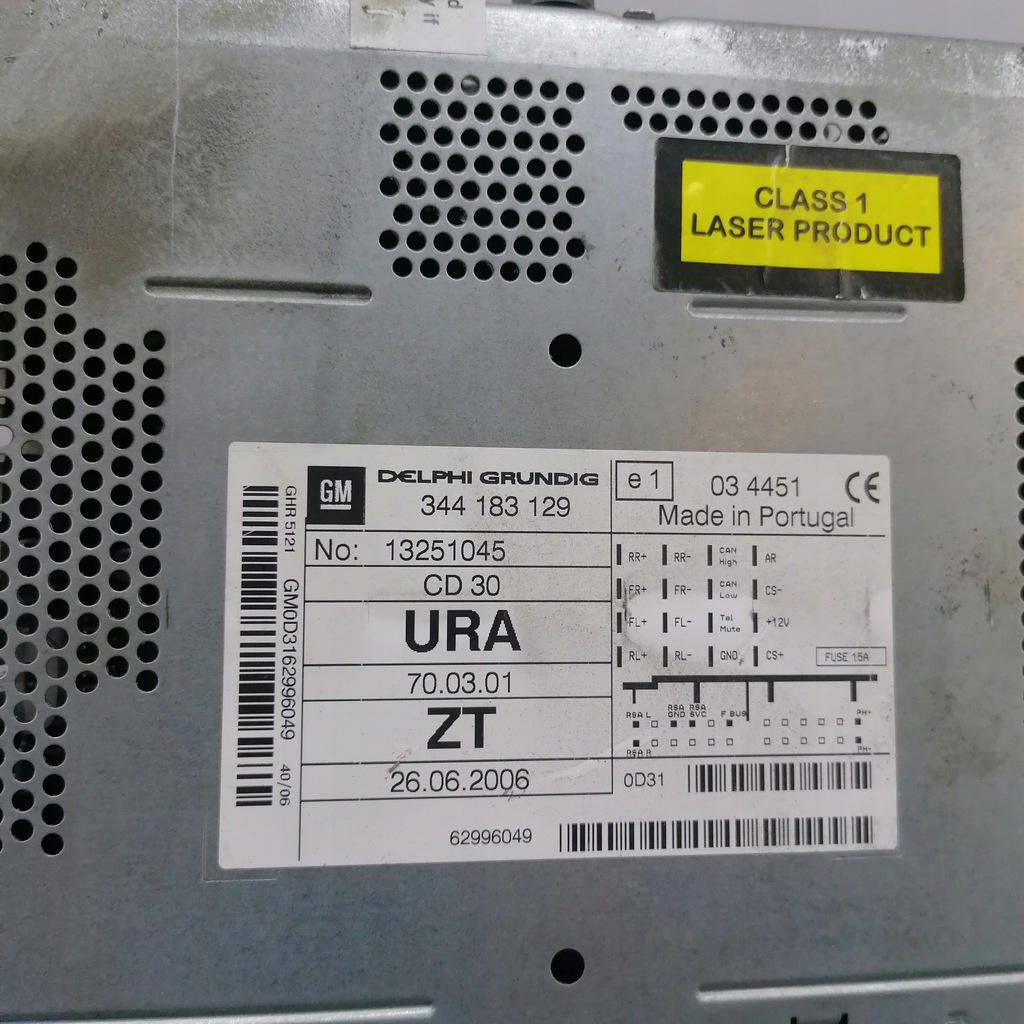 фото №6, Opel astra h радио 13251045