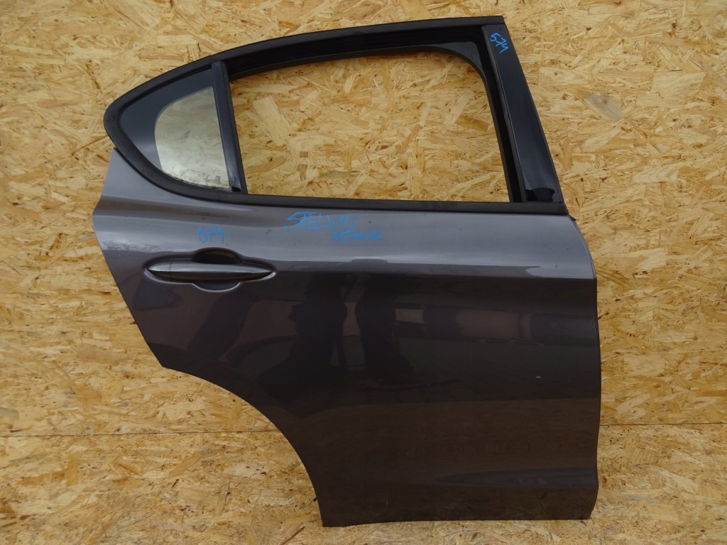 фото №1, Alfa romeo stelvio двері правий праве задні задня металік