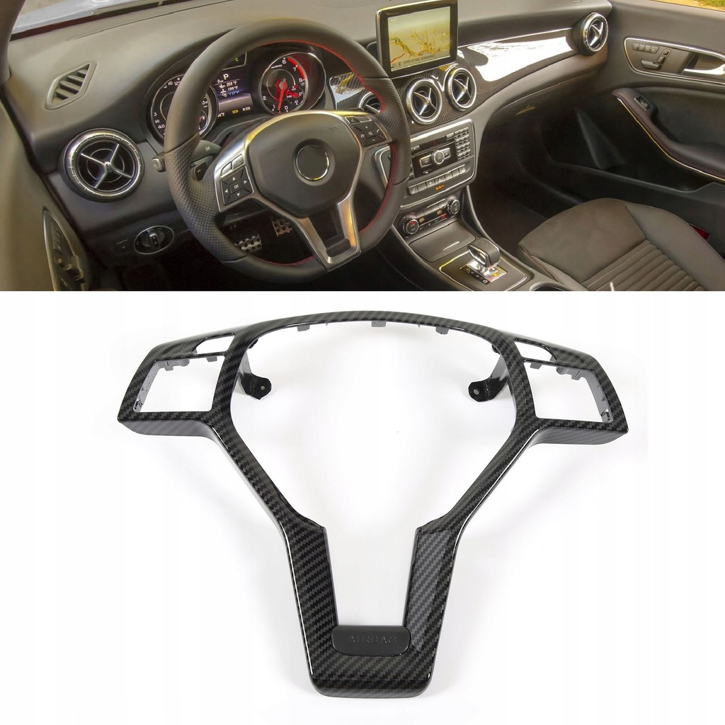 фото №12, Накладка декор керма dla benz klasa c e