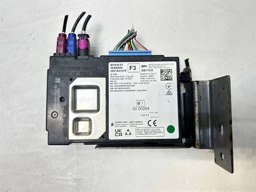 фото №1, Renault austral модуль bluetooth 2591a4151r