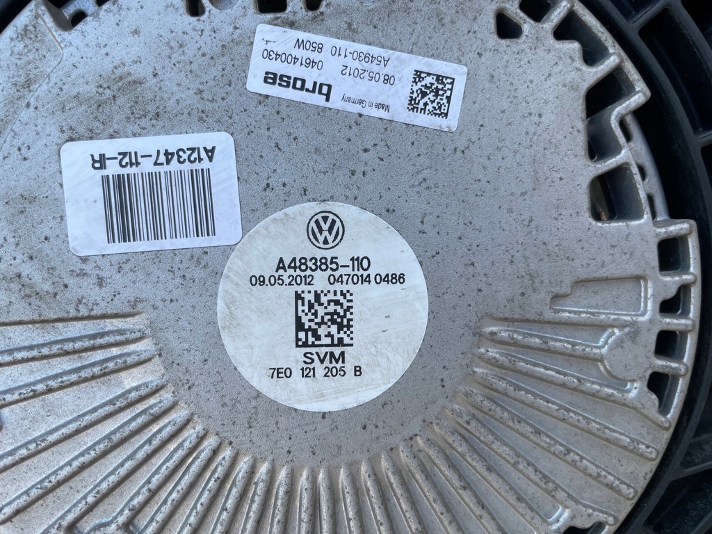 фото №14, Радіатор вентилятор vw t5 lift t6 multivan 2.0 tdi jak nowe комплект