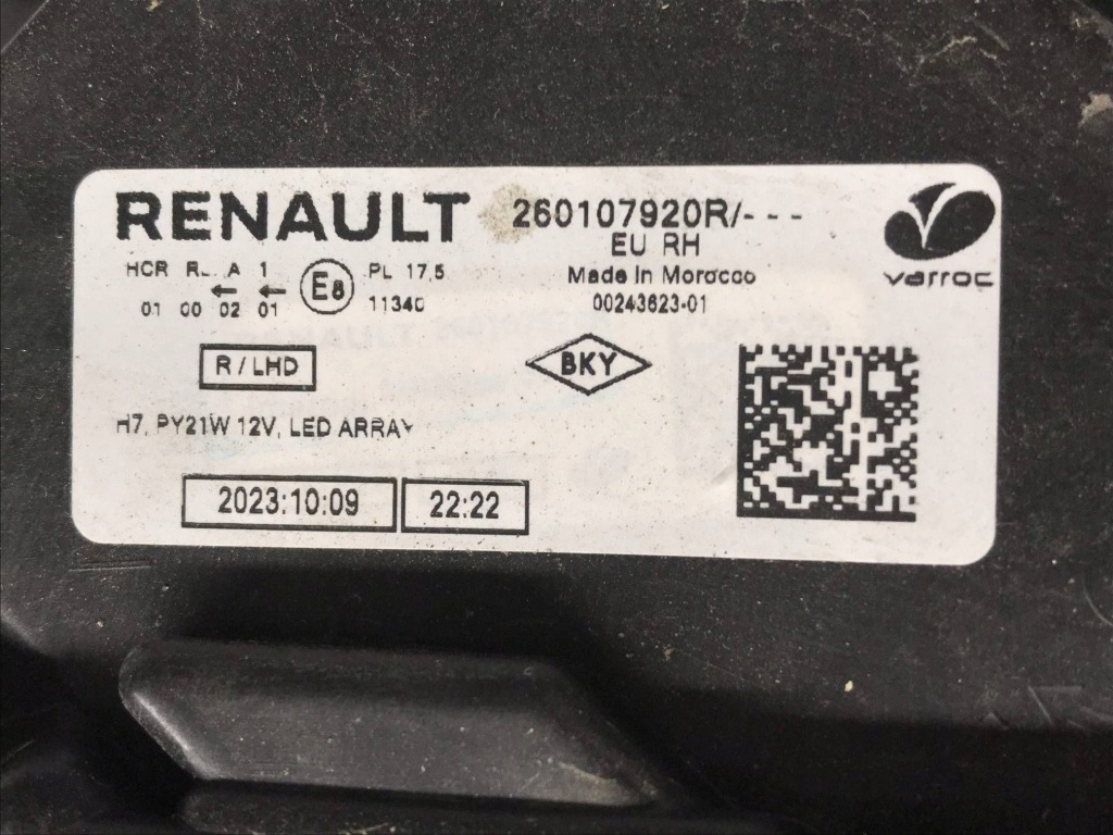Фара перед передняя правый  led dacia sandero 3 3 jogger 20- 260107920r Киев