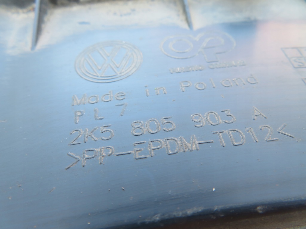 фото №13, Спойлер молдинг бампера задня vw caddy iii lift 15- 2k5805903a