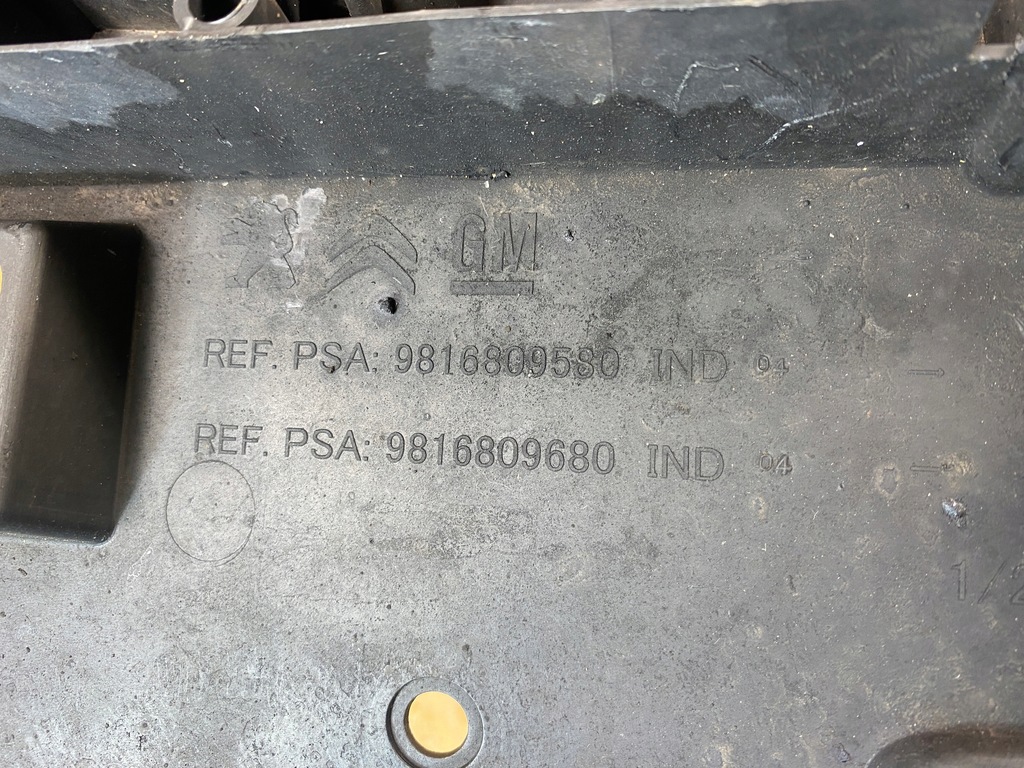 фото №15, Плита защита пол pod бампер berlingo partner iv rifter 9816809580 18-