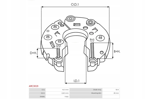 фото №2, Випрямляч, генератор as-pl arc3019