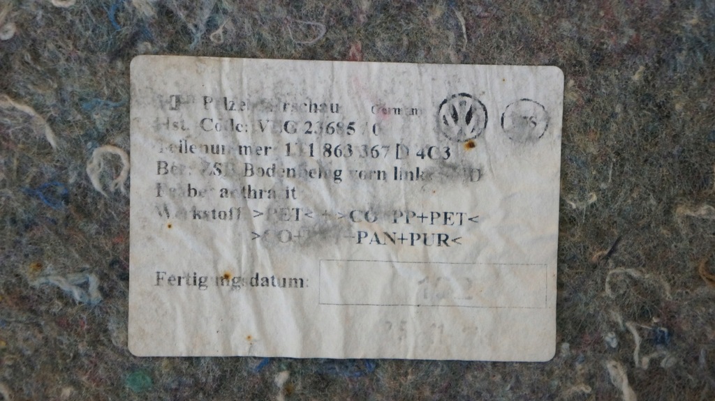 фото №7, Vw touran 1t обшивка водія оббивка килимок