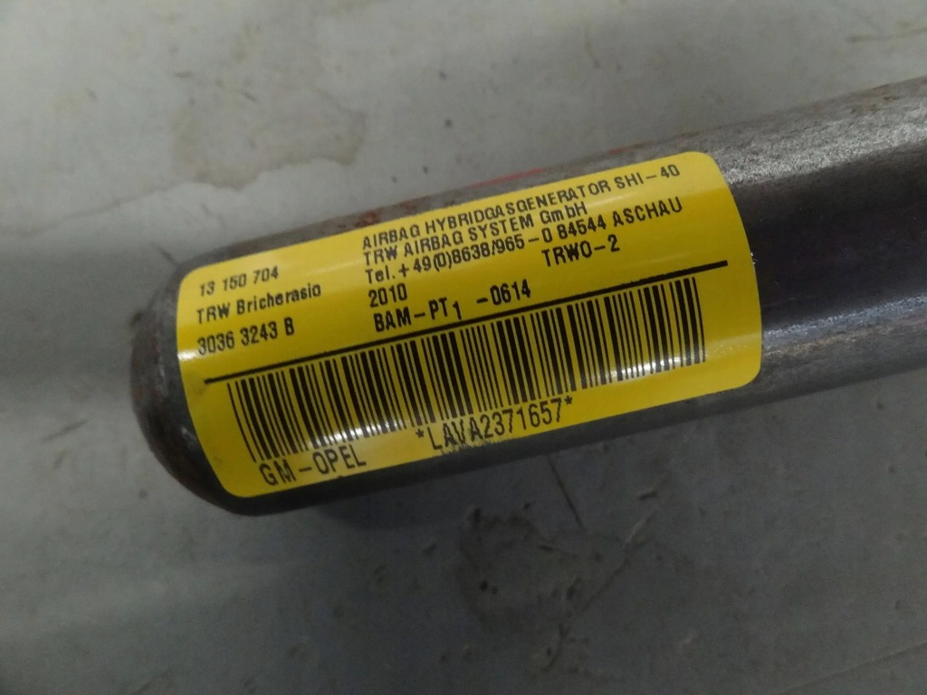 фото №5, Opel corsa d 2010 шторка безпеки повітряна подушка безпеки ліва 13150704