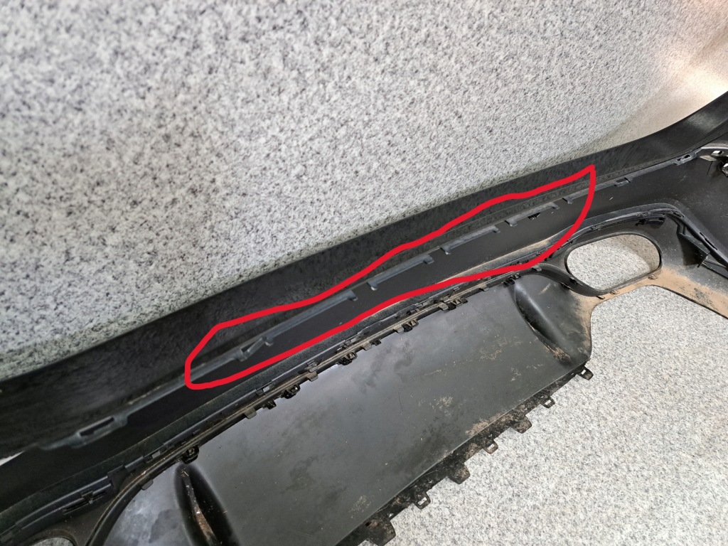 Mercedes e-klasa w213 amg рестайлінг  sedan бампер задній задній a2138850001 в Україні