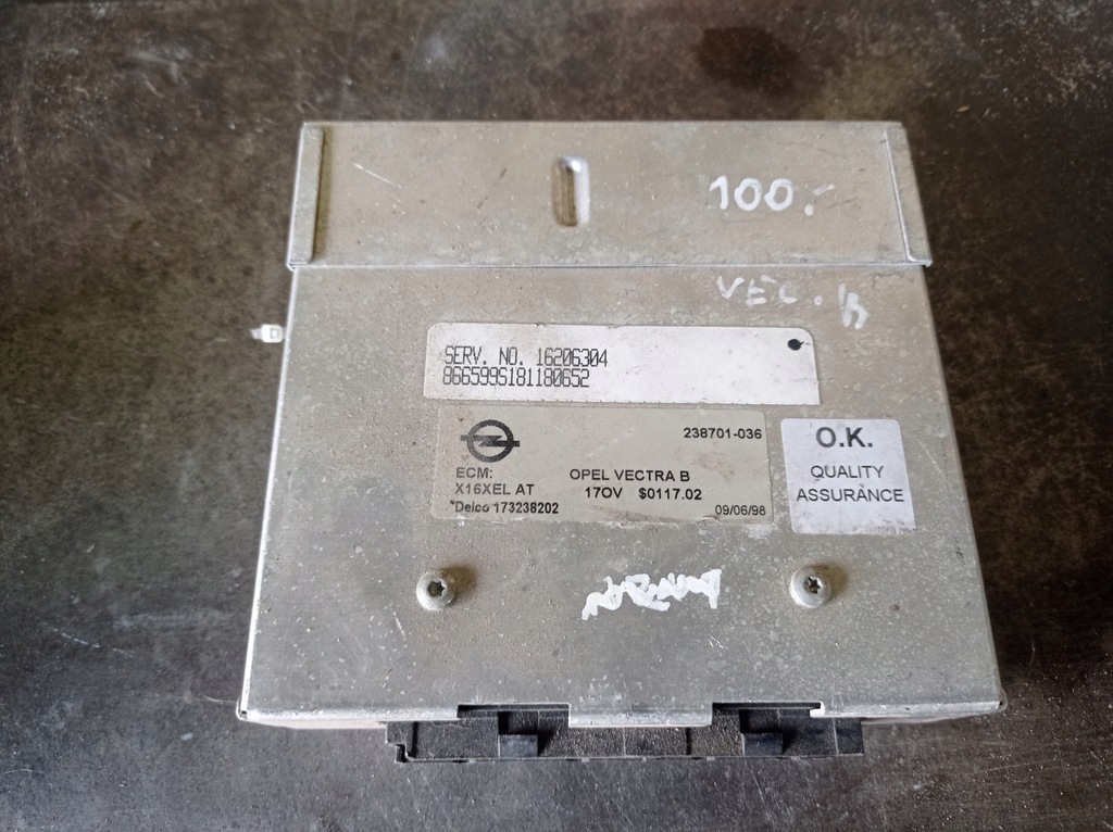 фото №1, Opel - бортовой компьютер 16206304