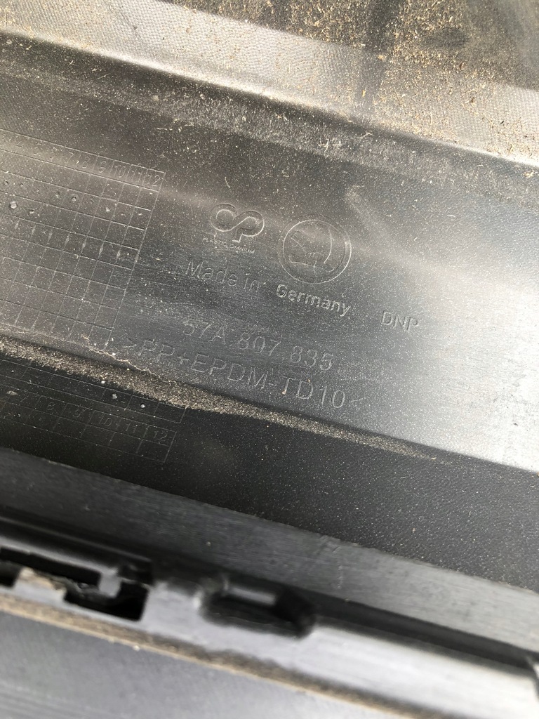 фото №7, Бампер дифузор спойлер накладка skoda karoq 17-