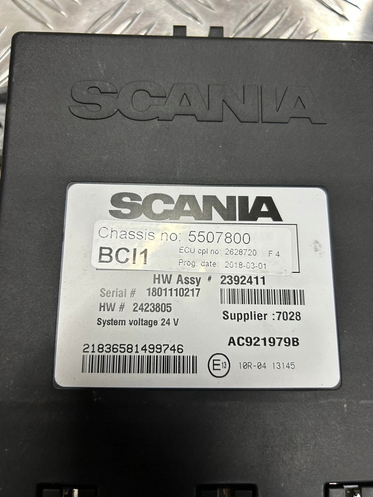 фото №2, Блок керування модуль надбудова bci scania r