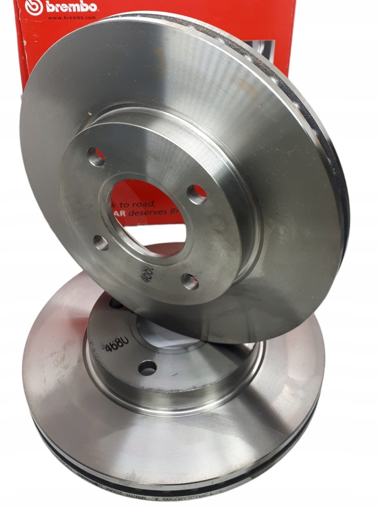 фото №1, 2x гальмівні диски гальмівні osi перед ford fiesta focus fusion ka puma mazda 121 2