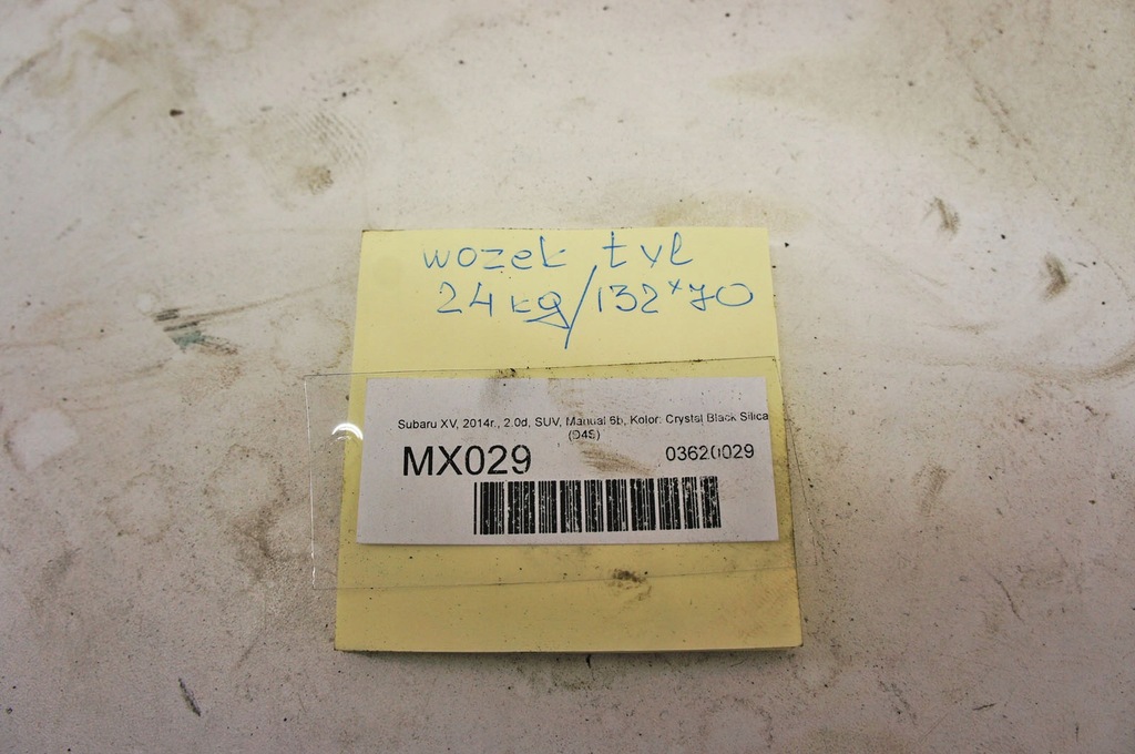 фото №7, Mx029 subaru xv i 2.0d подрамник подрамник подрамник задняя