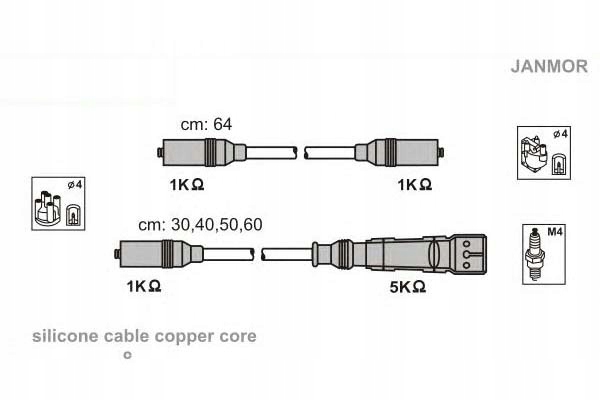фото №2, Дроти запалювання janmor 641064
