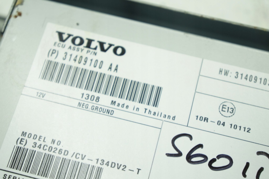 фото №2, Volvo s60 v60 xc60 усилитель радио 31409100