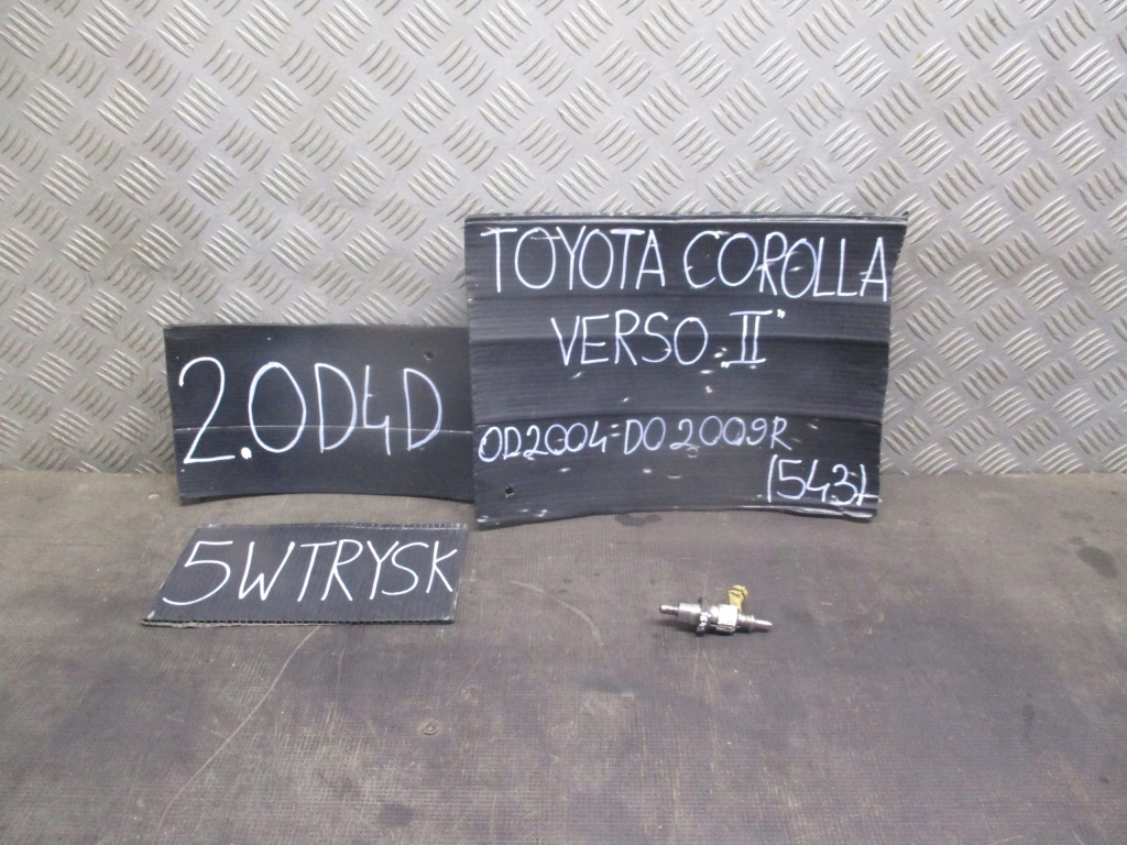 фото №1, Инжектор 5 , 23710-26011 toyota corolla verso ii 2.0 d4d 04-09 r.