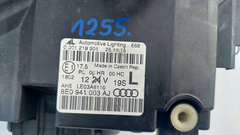 фото №8, Audi a4 b7 лампа левая перед передняя обычная