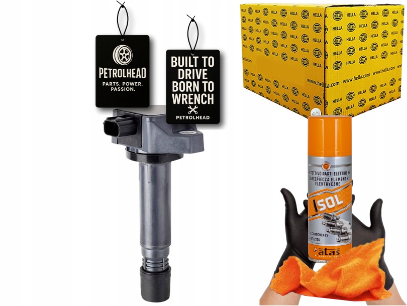 фото №1, Катушка зажигания honda accord viii civic ix civic viii #petrolhead pro+ kit4