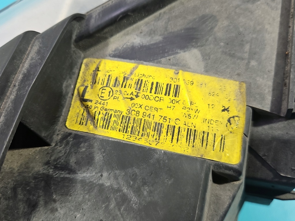 фото №11, Фара лівий лампа перед bixenon vw passat cc 08-12 europa