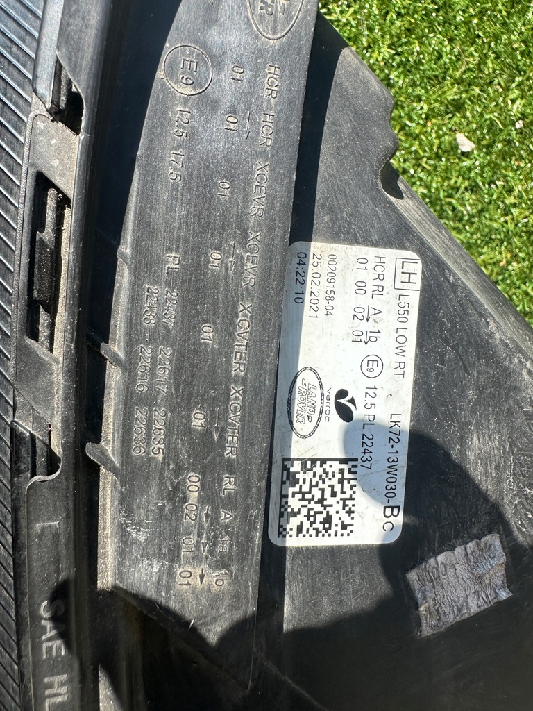 фото №9, Лампа ліва land rover discovery sport lift l550 full led