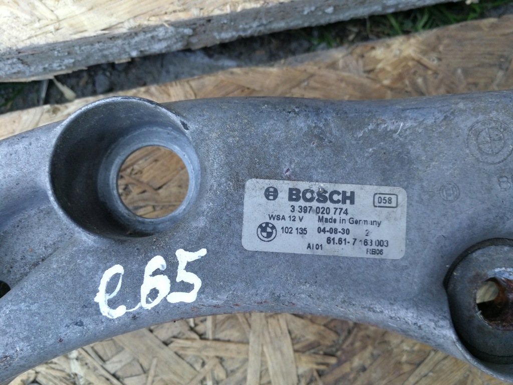 фото №4, Механизм дворник перед bmw 7 e65 3.0